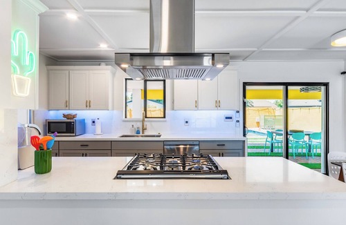 Southwest Village House | Modern Getaway: with private pool, outdoor fireplace, near Camelback Mountain