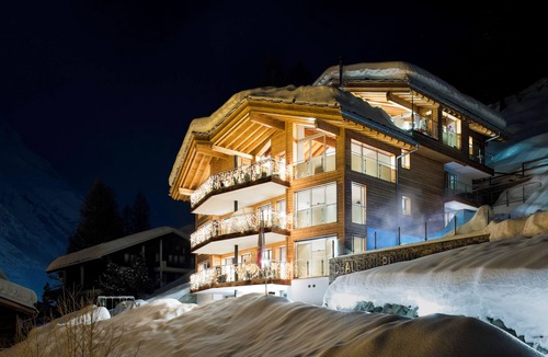 Zermatt Ski Chalet | Nepomuk: Luxury 5 Star Chalet includes 3 apartments with heated outdoor-pool
