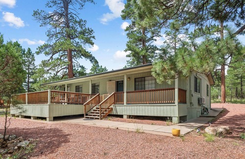 Happy Jack Cabin | NEW LISTING! Secluded Mountain Cabin with Forest Views by RedAwning