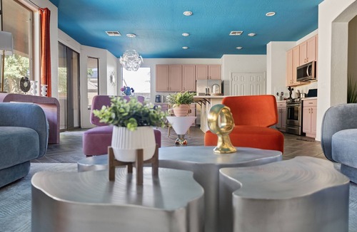 Mesa House | NEW! Sleeps 24+ House w/Heated Pool, Arcades, Soda Fountain