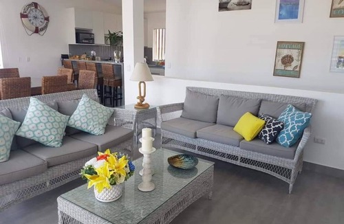 Bocapan Apartment | Oceanfront duplex in Zorritos with A/C, terrace, 4BR, next to Casa Andina.