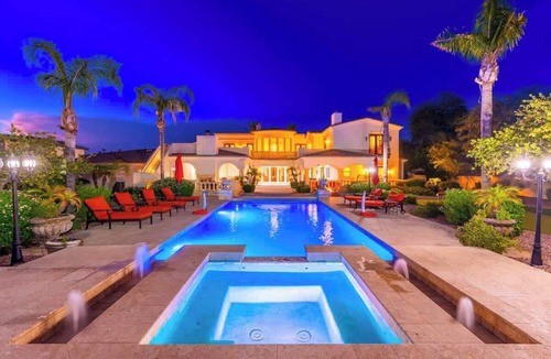 Shea Ranchos House | Paradise Castle+PickleballCrt+Putt+SpaRoom+GameRm