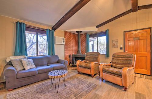 Christopher Creek House | Patio, Grill + Mogollon Rim Views: Payson Cabin
