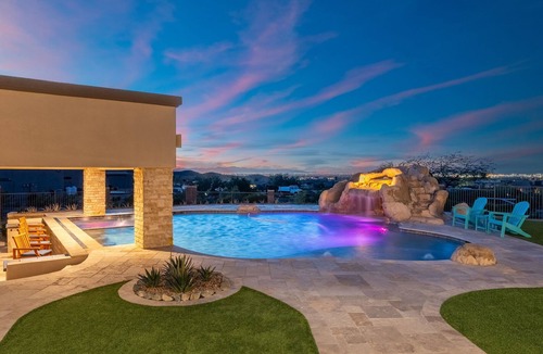 Laveen Village House | Phoenix Mansion w/Pool & Spa | Mtn & City Views