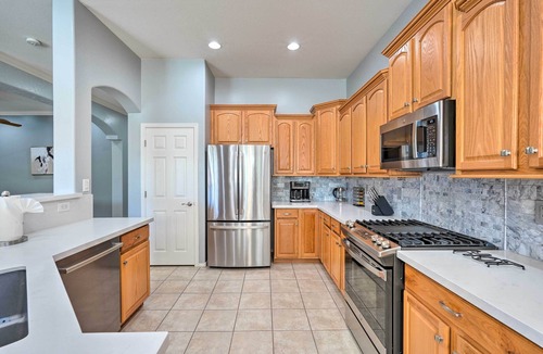 Rovey Farm Estates House | Play Pool, Grill Out! Group-Friendly Glendale Home