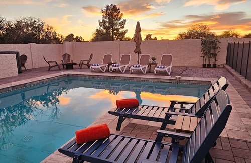 Paradise Valley Village House | Private Kierland Retreat, Gated Heated Pool, 400 sq ft Indoor Gym, Putting Green