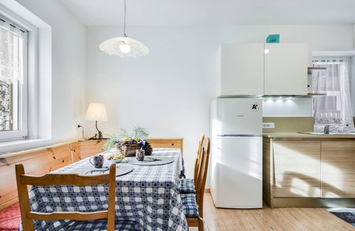 Moena Apartment | Quiet Holiday Apartment "Ciasa Christina" with Wi-Fi, Balcony and Mountain View