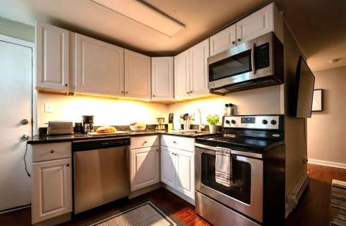 Wilmington Apartment | Redwood loft at Park Place King bed walk in closet fast WIFI and free coffee