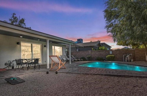 Park Scottsdale One House | Remodeled Modern Old Town Scottsdale Gem w/ Heated Pool!