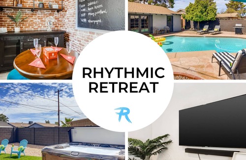 Scottsdale House | RHYTHMIC RETREAT: POOL + SPA + CORNHOLE + MORE