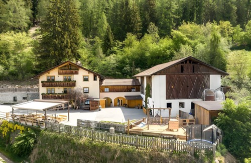 Sluderno Apartment | Room 'Birkenhof Talblick' with Mountain View, Shared Terrace and Wi-Fi