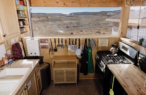 Monticello RV Rental | Safari Tent with 2 beds near Canyonlands National Park