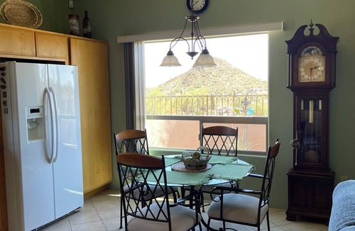 Tucson House | Saguaro Studded City and Mountain Views in the Tucson Mountain foothills.