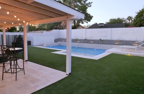 Greenbrier East Villas House | Scottsdale Kierland home HEATED POOL, jacuzzi, safety fence, close to everything