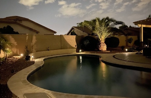 Rovey Farm Estates House | Spa like home, walk to the stadiums, with a private heated pool & newly updated!