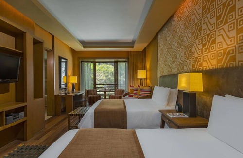 Maras Hotel | Spacious Deluxe 2 Queen Room w/Balcony | Free Parking | Onsite Pools & Spa