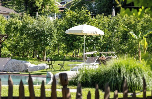 Nalles Apartment | Studio "Merlot Kreuzwegerhofnals" with Mountain View, Pool,Balcony & Garden