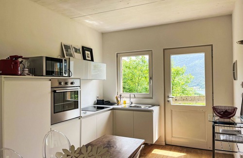 Mezzolago House | Stunning private villa for 3 guests with WIFI, TV, patio and pets allowed