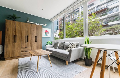 Armendariz Apartment | Stylish Loft Steps from Larcomar & Miraflores Boardwalk