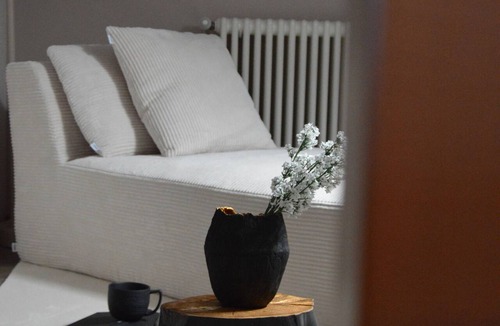 Casez Apartment | Suite with a sauna and a whirlpool tub. A very cozy mountain apartment.
