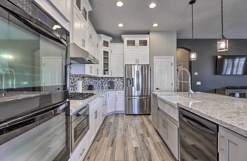 Montecito in Estrella House | Sun-Dappled Goodyear Home w/Hot Tub & Fire Pit