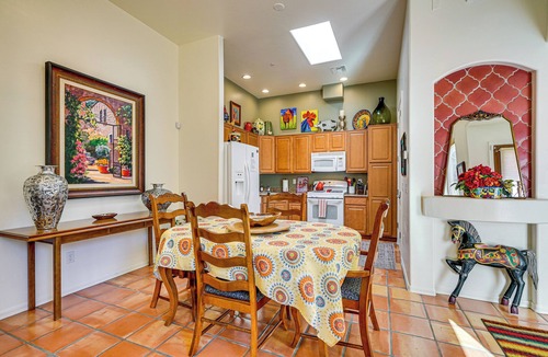 Tumacacori Apartment | Sunny Adobe Retreat w/Hot Tub & Mtn Views!