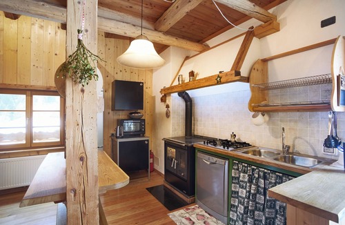 Rocca Pietore Ski Chalet | Tabià Dora with mountain View
