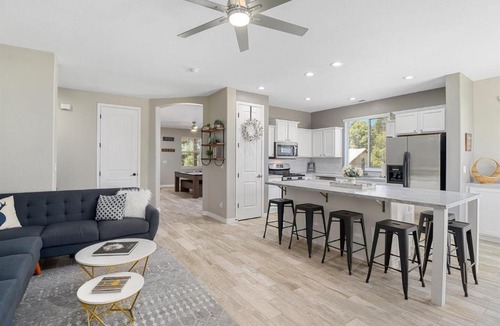 Ponderosa Trails House | Take Me To The Mountains Game Room Fire Pit Fenced Yard Dog Friendly