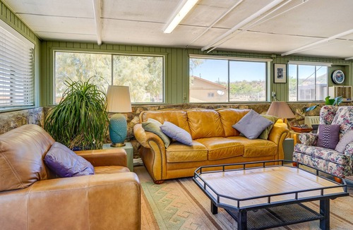 Tucson Apartment | Tucson Desert Getaway: Pet Friendly, Mountain View