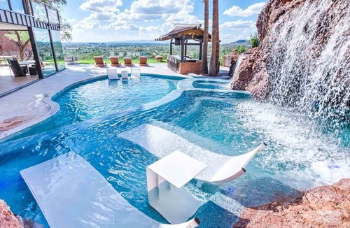 Camelback East House | Ultra Luxury Villa on Camelback Mountain - w/Pool, Waterfall & Fire Lounges