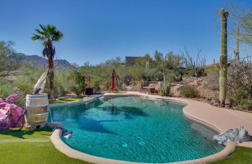 Tucson Apartment | Unwind Poolside, Scenic Sonoran Desert Retreat!