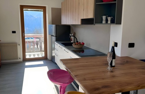 Carano Apartment | Vacation Apartment Pozza Appartamenti SO with Mountain View, Wi-Fi & Garden