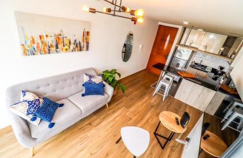 San Miguel Apartment | Vive y trabaja con estilo en San Miguel, moderno departamento de 2 dorms con balcon