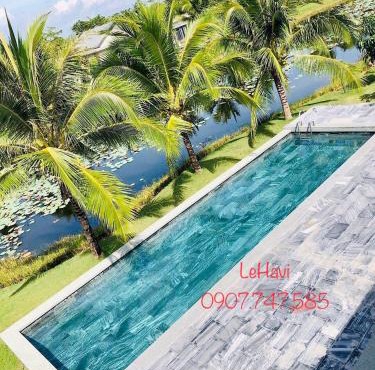 10 Biệt thự Cao cấp View Hồ 350m2 BBQ hồ bơi sân vườn gần cầu ra biển