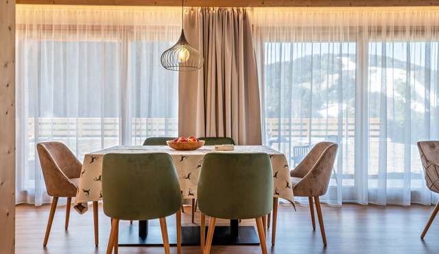 Apartment "Les Ciases Chalets Dolomites Apt 1" with Private Balcony, Shared Terraces & Wi-Fi