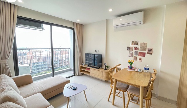 Apartment near Artificial Beach, park view