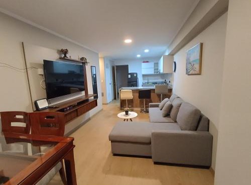 Apartment overlooking the water park