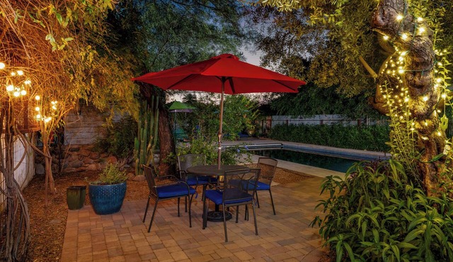 Beautifully furnished historic home with heated pool close to Downtown Tucson.