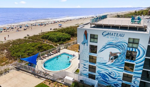 Chateau by the Sea - Cocoa Beach Oceanfront Penthouses with Rooftop Deck next to the Pier