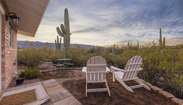 Contemporary Casita in Northeast Tucson next to Saguaro National Park East.