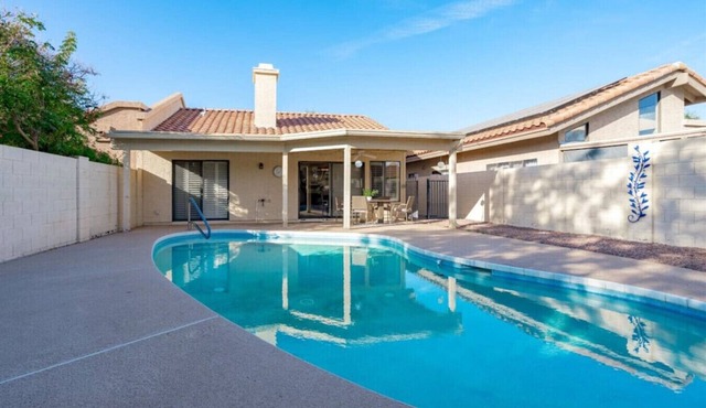 Cozy Chandler Home with Pool & Backyard Oasis