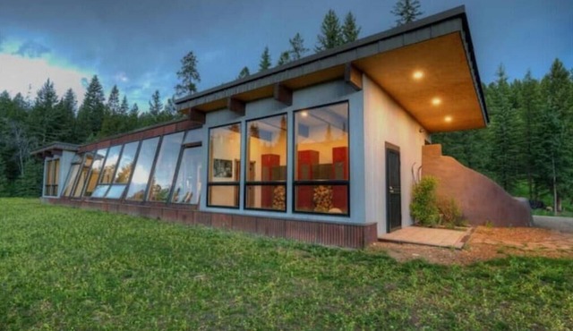 Earthship Home in Big Sky