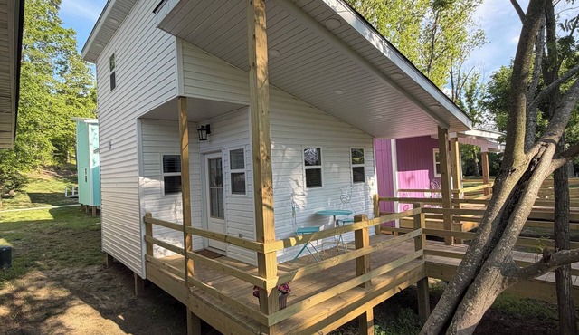 European Inspired Lofted Cottage in Tiny Home Village