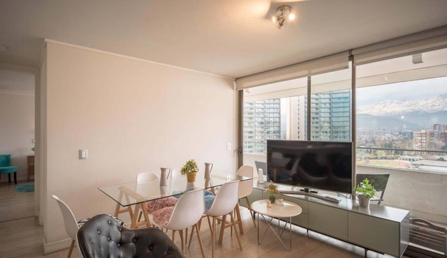 Exclusive Apt in Las Condes Balcony & Pool