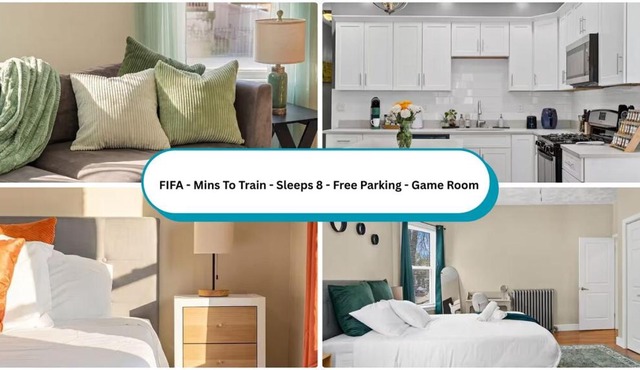 FIFA! Direct Train to Gillette - Spacious Modern 3BR - FREE Parking - Heart of Boston
