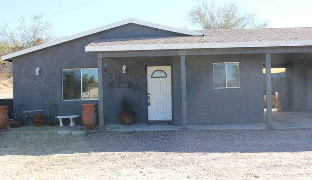 Guest house at the base of Pusch Ridge Mountain