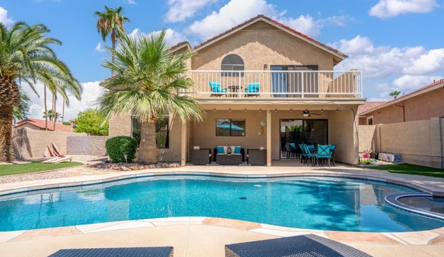 Heated Pool & Spa, Game Room, 4 Bdrm
