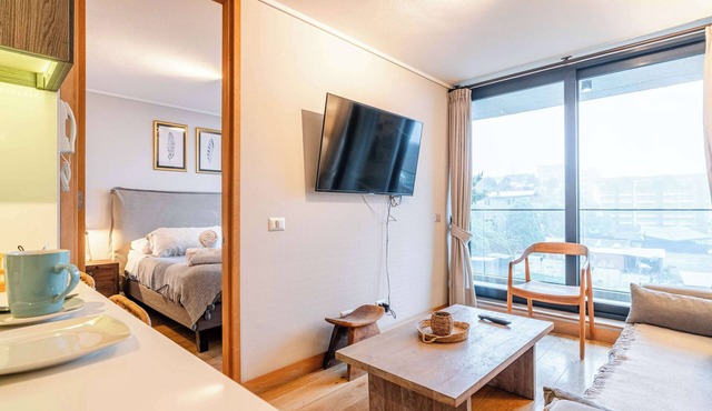 HOM I 1D1B, Calefaccion Central, Piscina temperada, WiFi, Estacionamiento