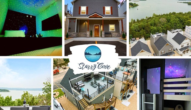Lake Front Rooftop Hot Tub Arcade Game House