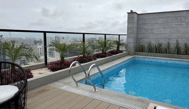 Luxury Apartment with panoramic view of the best Water Park in Lima
